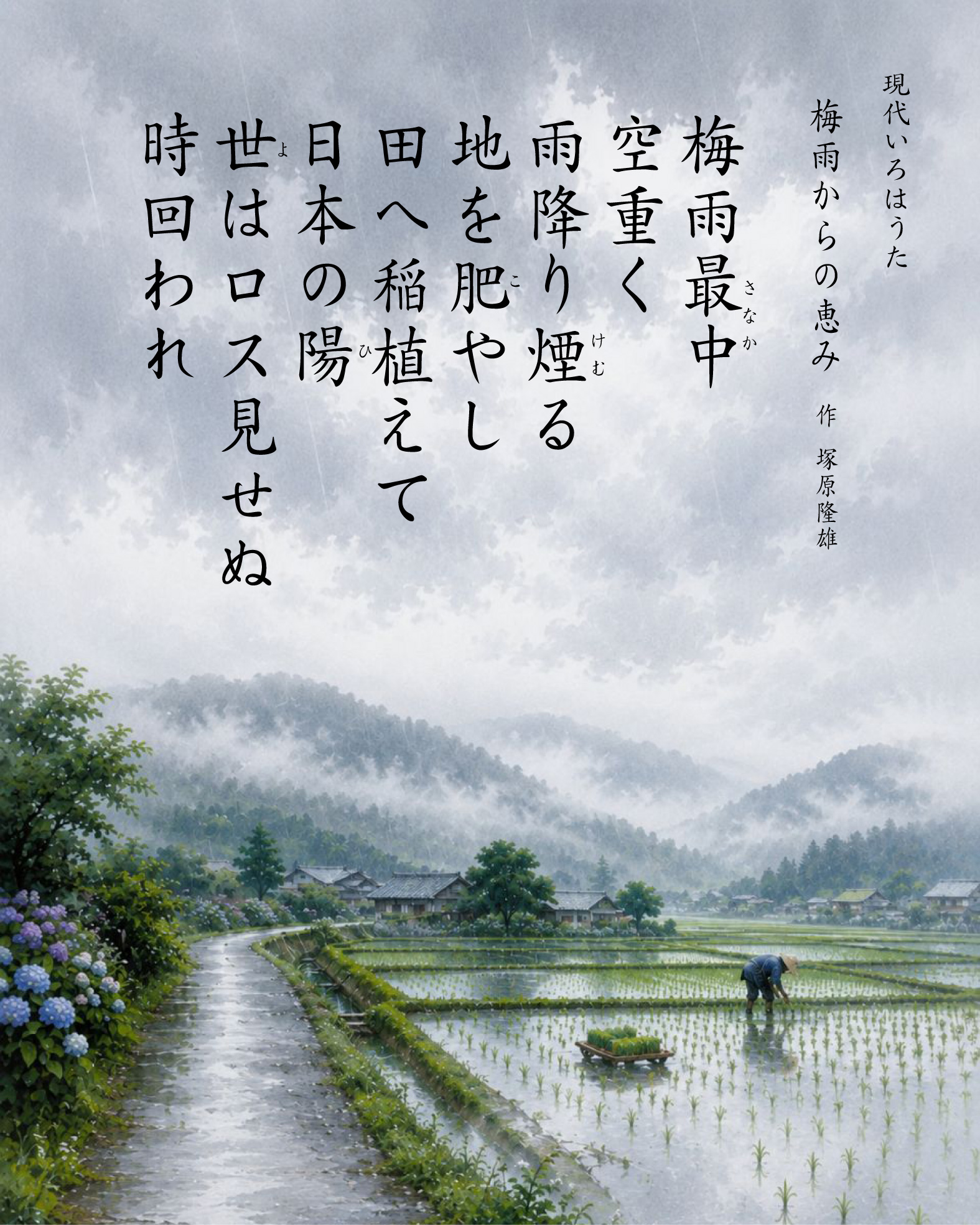 梅雨からの恵み